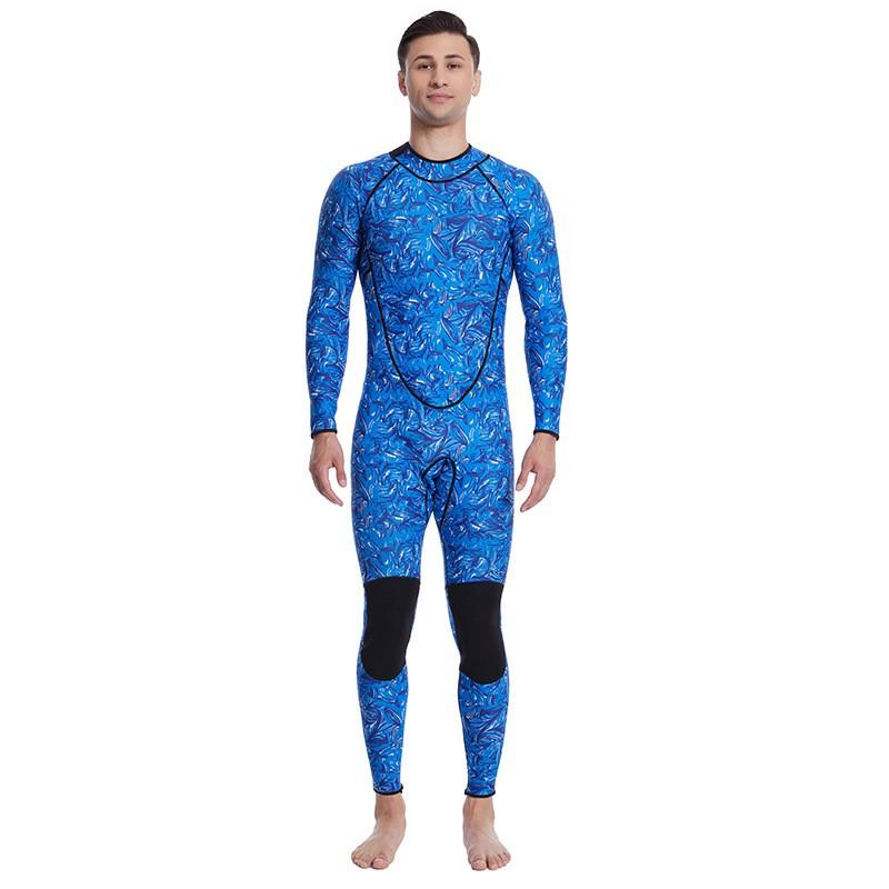 Mens Thick Full Body Wetsuit Diving Fishing Swimming UV Protection Warm Long Sleeve Fall Winter Use