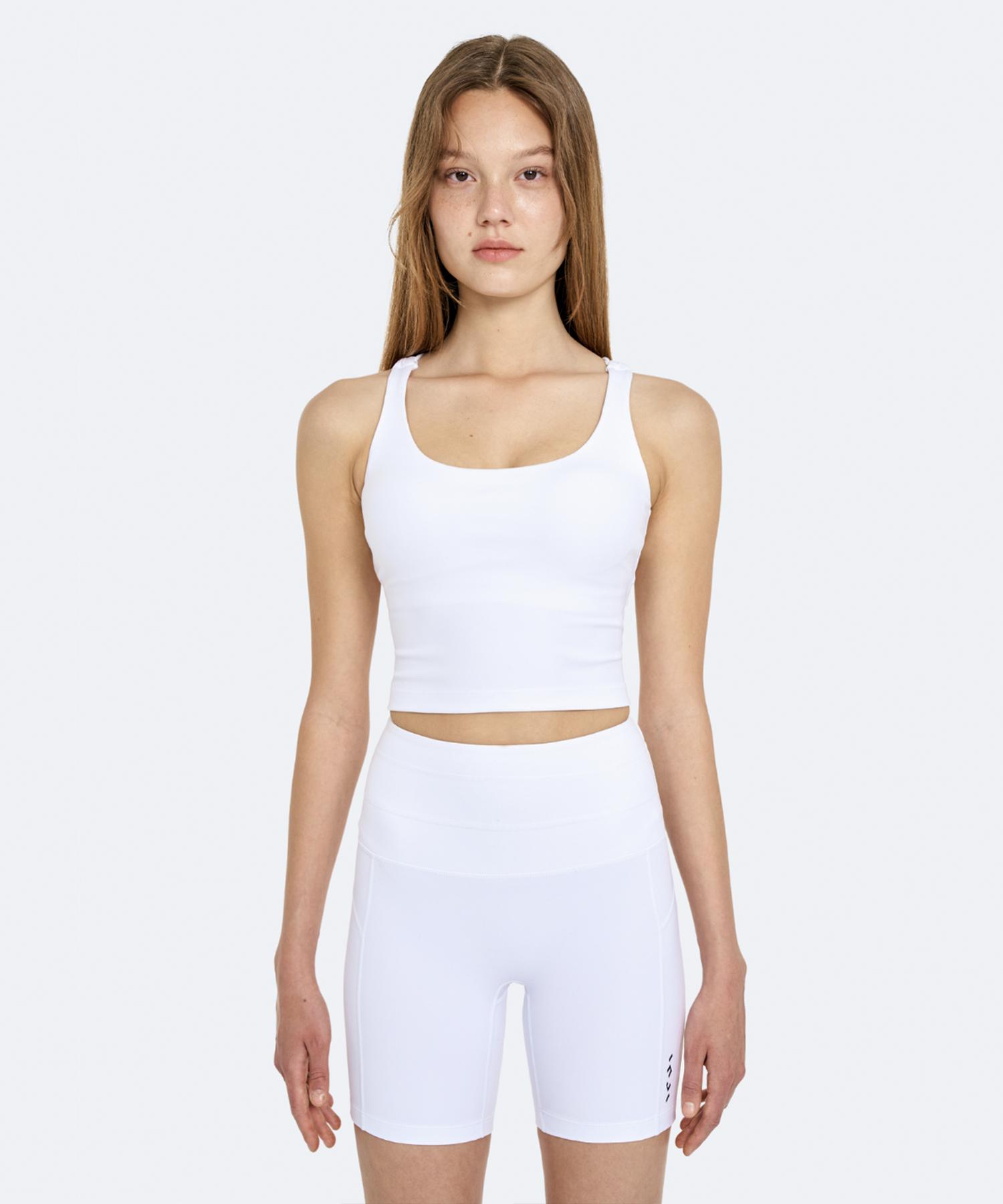 Ingi Active Cross Comfort Tank Bra White S