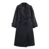 European and American style, new women's clothing, fashionable, with belt loop belt double placket coat 1255892