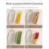 Sealed Pasta Storage Container Clear Plastic Fresh Keeper Box Spaghetti  Noodle Organizer  Fridge