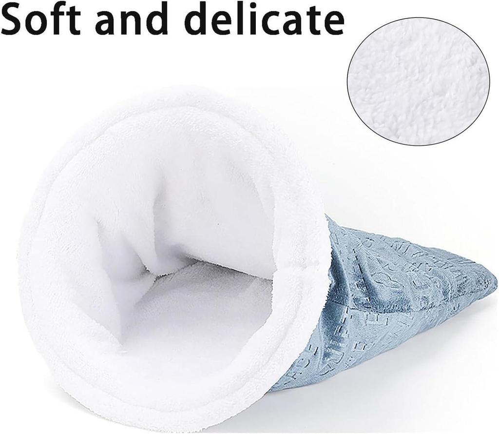 Plush Cat Winter Sleeping Bag - Cozy Small Pet Bed