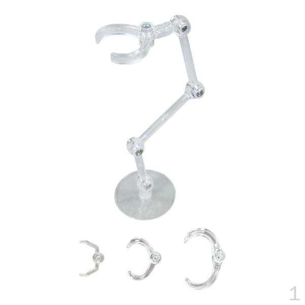 Acrylic Assembly Action Figure Stand Base for 1/144 Doll Models Toy Professional Easily Install