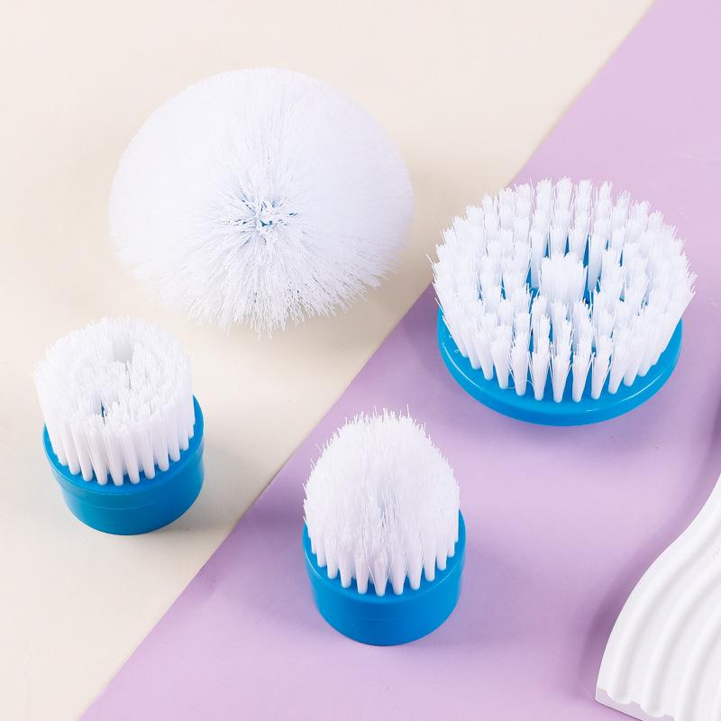Multifunctional Cleaning Brush with Replacement Head for Bathroom, Kitchen, and Floor