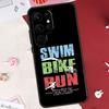 Triathlon Tri Life Swim Bike Run Case For Samsung Galaxy S21 S22 S23 S24 S25 S26 Ultra S10 S25 Plus S25 FE S20 FE Cover Shell
