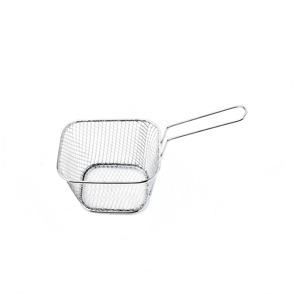 Iron-Fry Basket: French Fry & Fried Chicken Snack Holder