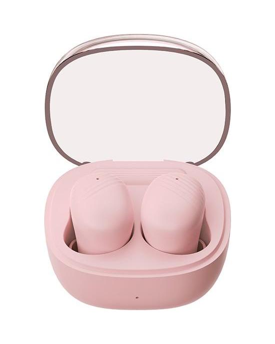 VAORLO TWS Mini bezdrátová Bluetooth 5.3 sluchátka Mini do uší s potlačením hluku sportovní stereofonní sluchátka vhodná pro všechny smartphony