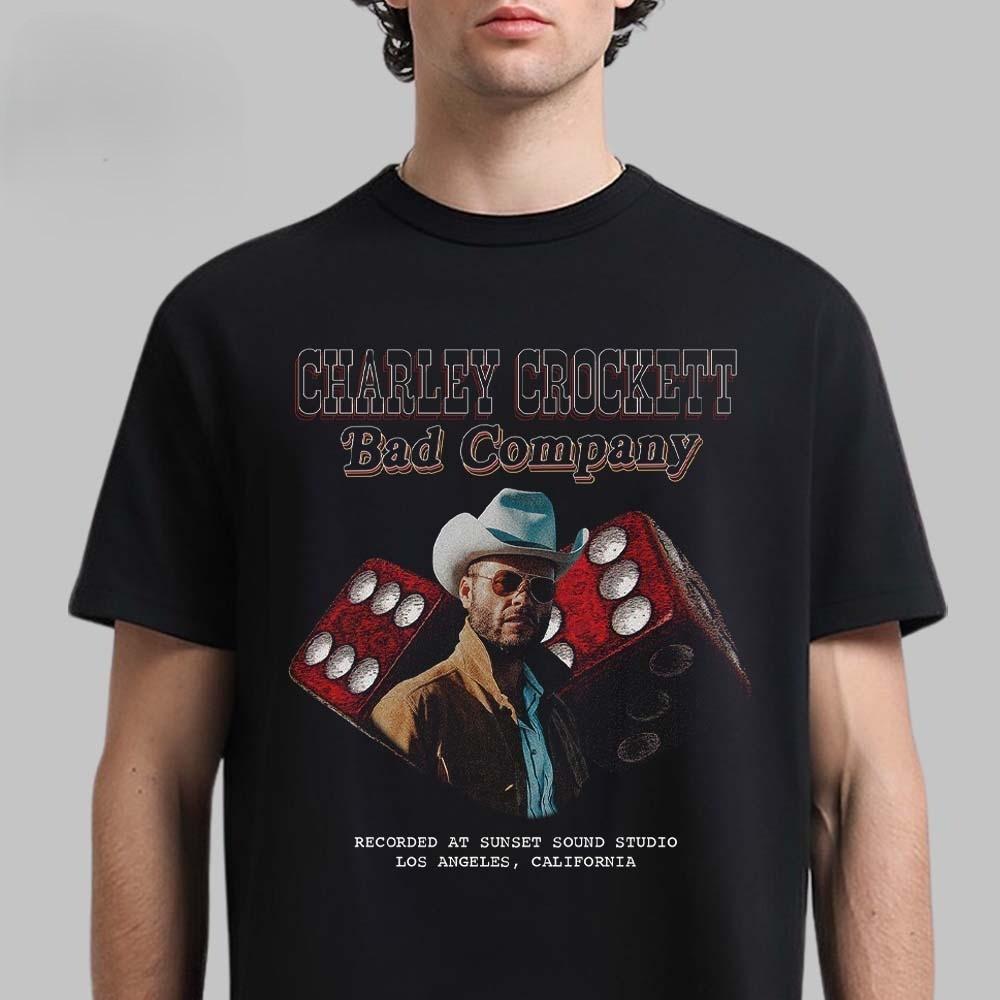 Charley Crockett At Sunset Sound Studio In Los Angeles California TShirt Reprint Unisex T-Shirt XXL