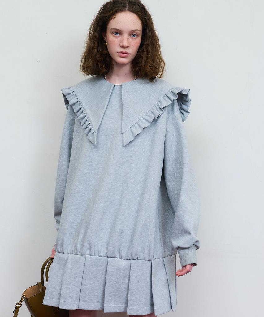 Dyuidyui Big Collar Dress (2 Colors)