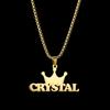 Customized Names Pendant Necklace Stainless Steel Personalized Jewelry Cuban Thick Chain for Men Women Detachable Necklace Gift