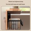 Yidashang Aluminum Bathroom Wall Shelf with Toilet Paper Holder