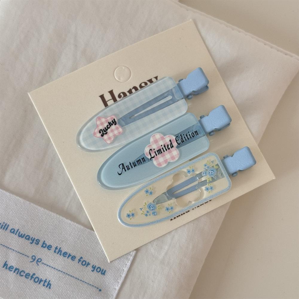 Grampos de cabelo sem costura simples de cor sólida sem dobra franja lateral grampo de maquiagem acessórios de lavagem de rosto grampos de cabelo para meninas