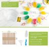 Popsicles Molds, 12 Pieces Silicone Popsicle Molds Easy-Release BPA-free Popsicle Maker Molds Ice Pop Molds Homemade Popsicle