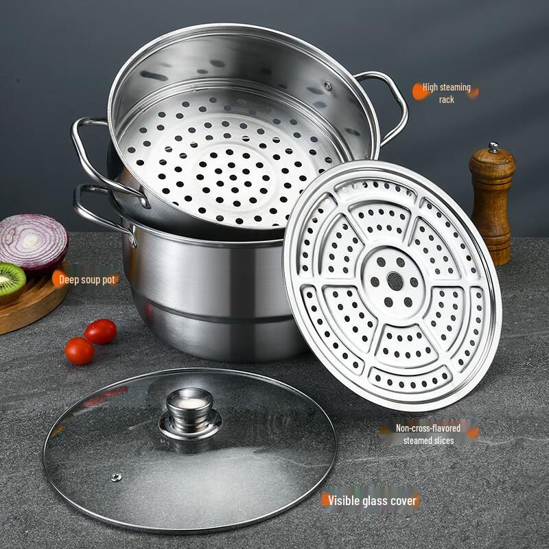 Uoto Edelstahl-Dampfgarer Topf