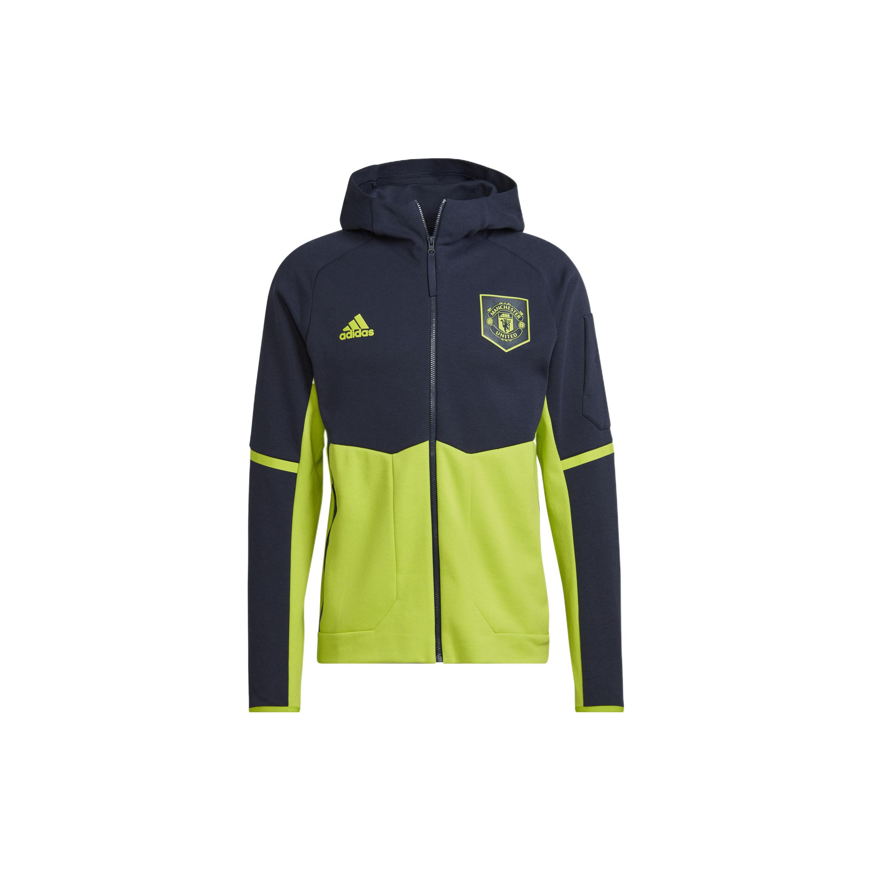 adidas Men s Manchester United EU Anthem Jacket Legend Ink HE6668 M