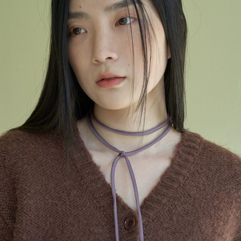 Geegee String Chocker Scarf (purple)