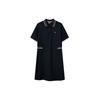 New Short Sleeved Dresses Women's Legend Blue F11W121310FNV