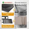 72''H × 40''W Garage Shelving, Metal Shelving Unit and Storage, 2500lb Standing Shelves,Heavy Duty Shelving with, Customized