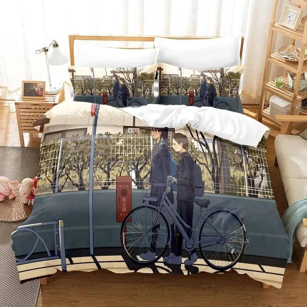 2024 The Dangers In My Heart Bedding Set Single Twin Full Queen King Size Bed Set Adult Kid Bedroom Duvet Cover Sets Anime Bed