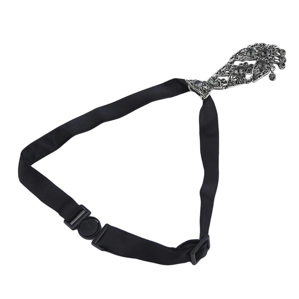 Unisex Decorative Suit Rhinestone Necktie Women Men Ties Formal Business Gentleman Wine Party Wedding Ceremony Ties Collar Accessories