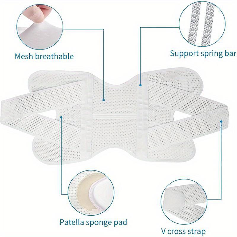 Enhanced Compression Knee Brace - Breathable & Adjustable Sports Knee Pad for Basketball, Running, Hiking, Fitness, Cycling - Protective Gear