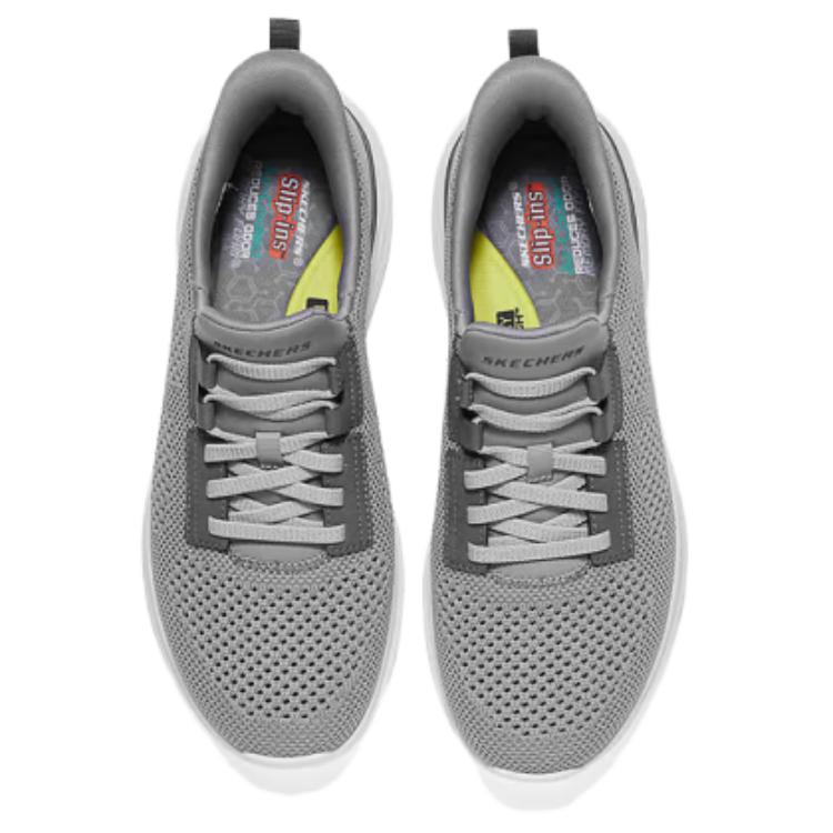 Skechers Mens USA Streetwear Comfortable Durable Low-Top Running Shoes Men Sneaker Light-Gray 211109-LTGY