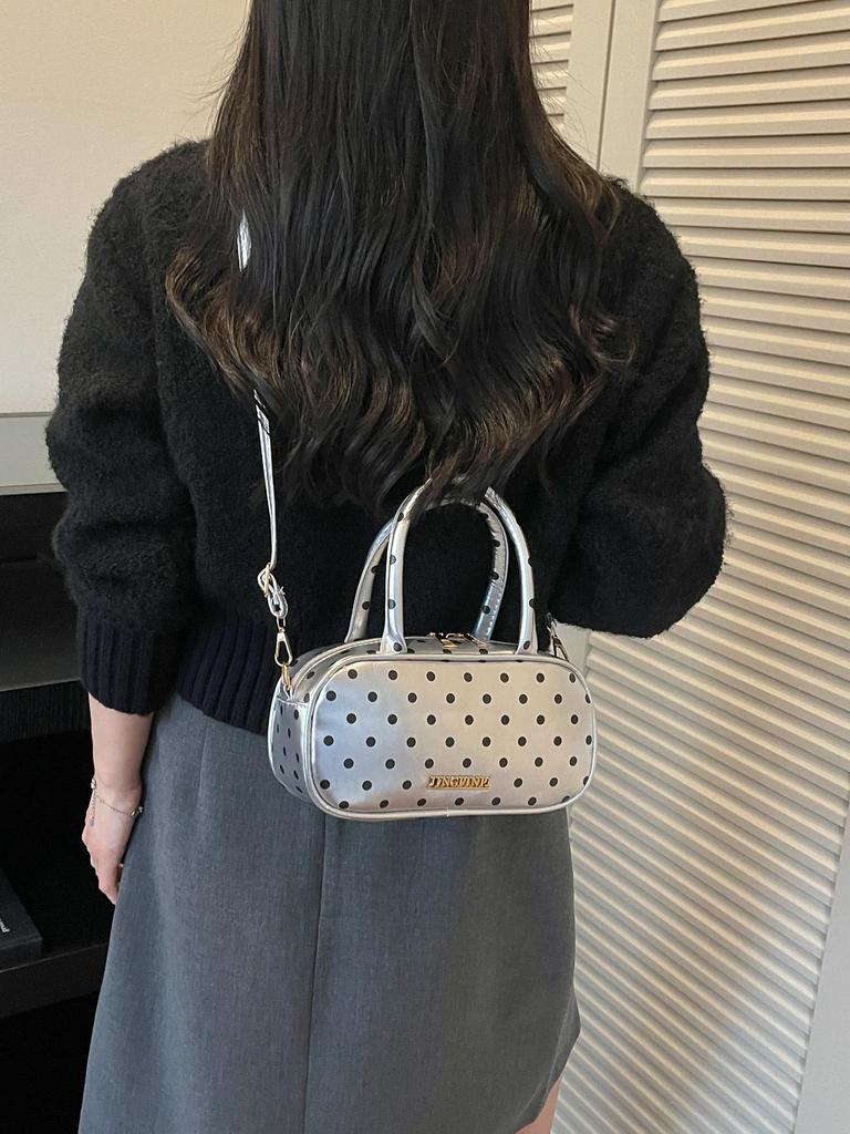 2026 Fashionable Polka Dot Versatile Crossbody & Shoulder Handheld Bag for Women