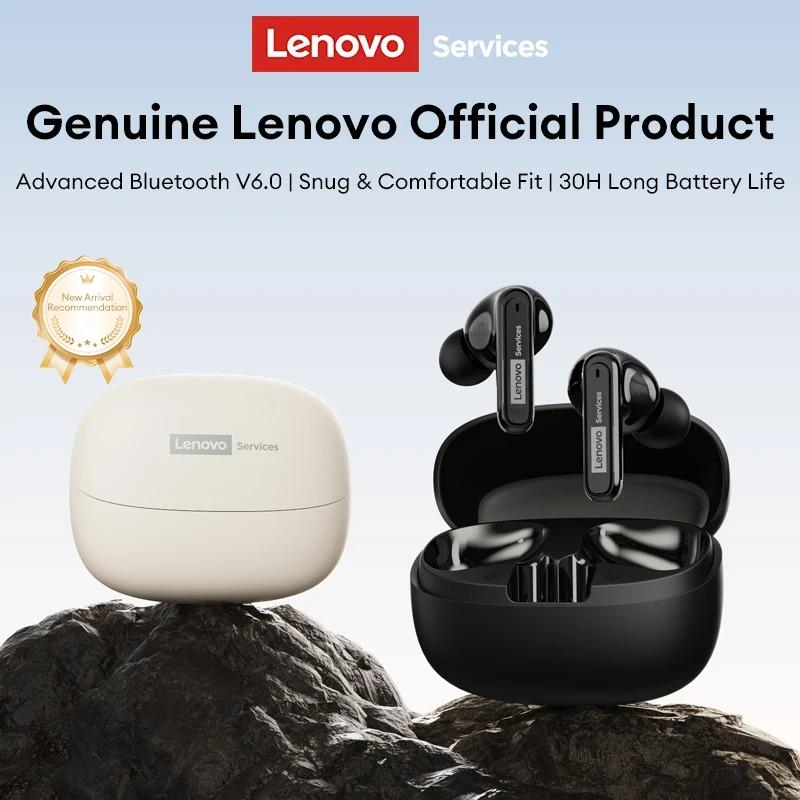 NEW Lenovo LE216 ANC Bluetooth 6.0 Earbuds TWS Wireless In-Ear Earphones Active Noise Cancellation HD Call Headphones 30H Long Battery Life Earbuds