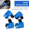 4PCS Car Brake Tubing Clamp Fluid Line Stoppers Vertical Oil Pipe Clamp Banjo Stopper Set For Fuel Rail Hose A/C Line Brake Line