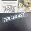 THE BEAST Motorcycle Helmet Stickers Waterproof for Motorbike Fuel tank Fender Front Fairing Electric Scooter Vinyl Decals