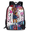 Monster High Unisex 15in Backpack Ergonomic Support Oxford Fabric Schoolbag