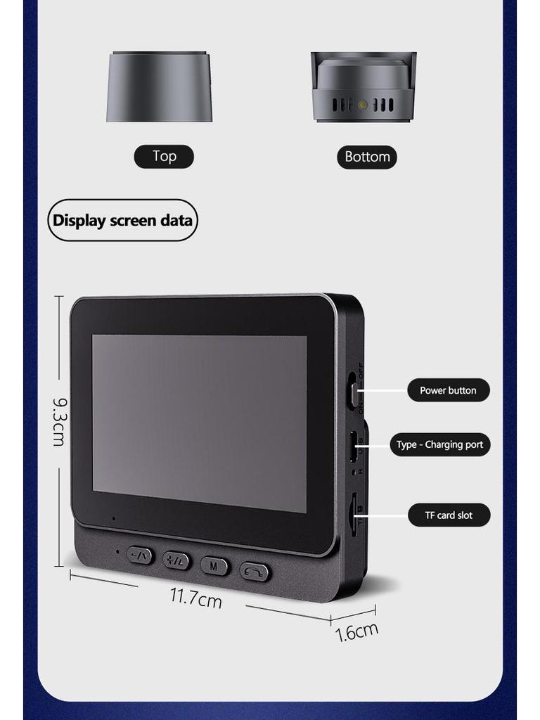Smart Home Wireless Video Doorbell with Two-Way Intercom