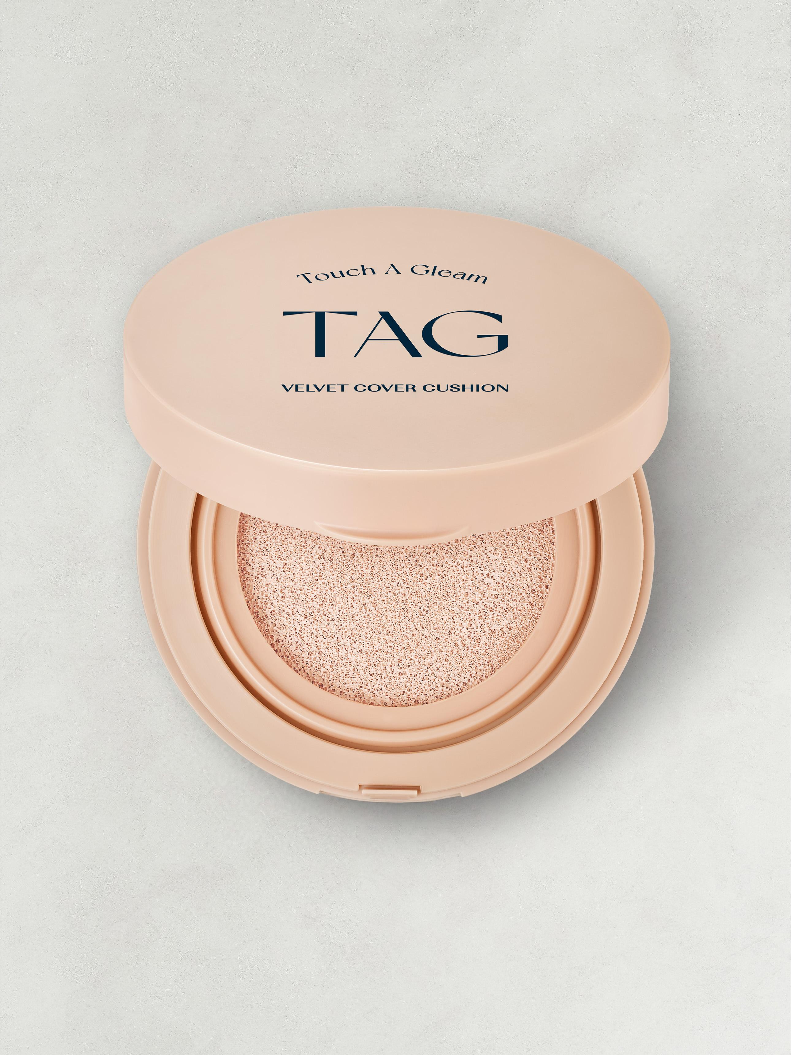 

Tag Velvet Cover Cushion 15g - Pale Light 1ea