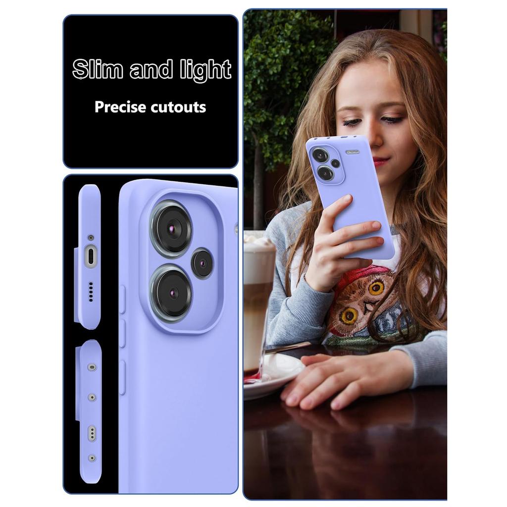 Capa macia de silicone líquido luxuosa para XiaoMi RedMi 13C Note 13 Pro Plus 5G 4G Versão global macia capa traseira completa Fashion Note13 Note13Pro +