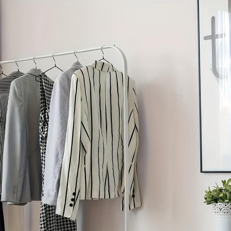 10PCS Ultra-smooth durable metal shirt dress hanger, lightweight and sturdy metal rack for jacket pants casual pants