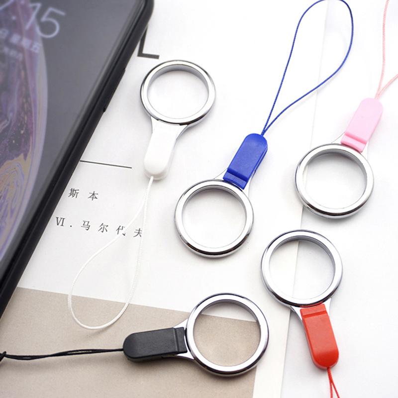 10Pcs Phone Lanyard Keychain Finger Ring Straps Keycord Rings Phone Accessories