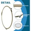 Microwave Turntable Ring, 7.5" Microwave Oven Glass Plate Tray Support, Rotating Roller Support Ring with 14 mm Rollers (2 PCS)
