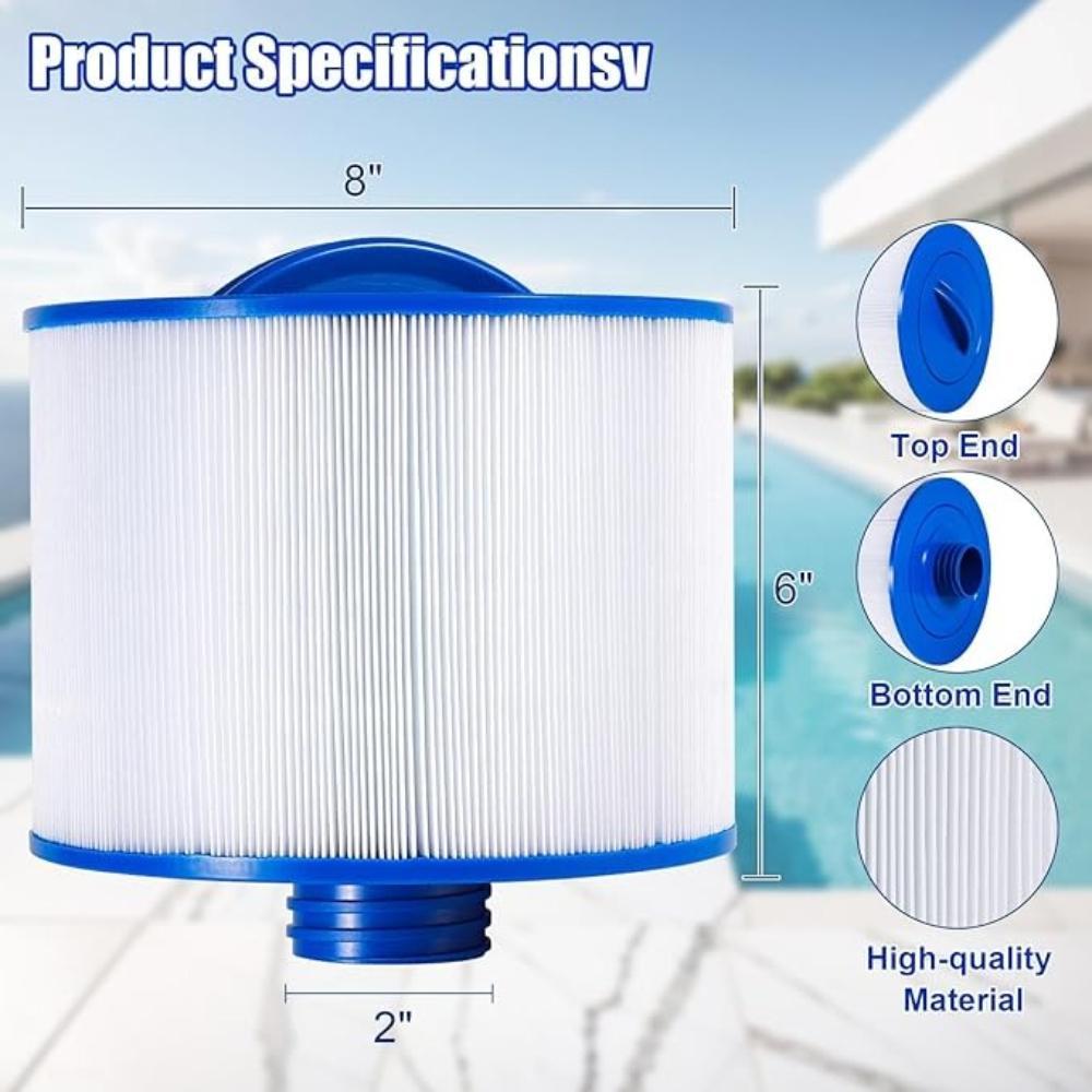 For Bullfrog 8ch-950 Spa Filter Replacement, Compatible with 10-2785, PBF35, PBF50-F2S, Filbur FC-0536, Excel XLS-834, Aladdin 15052, Baleen AK-90311