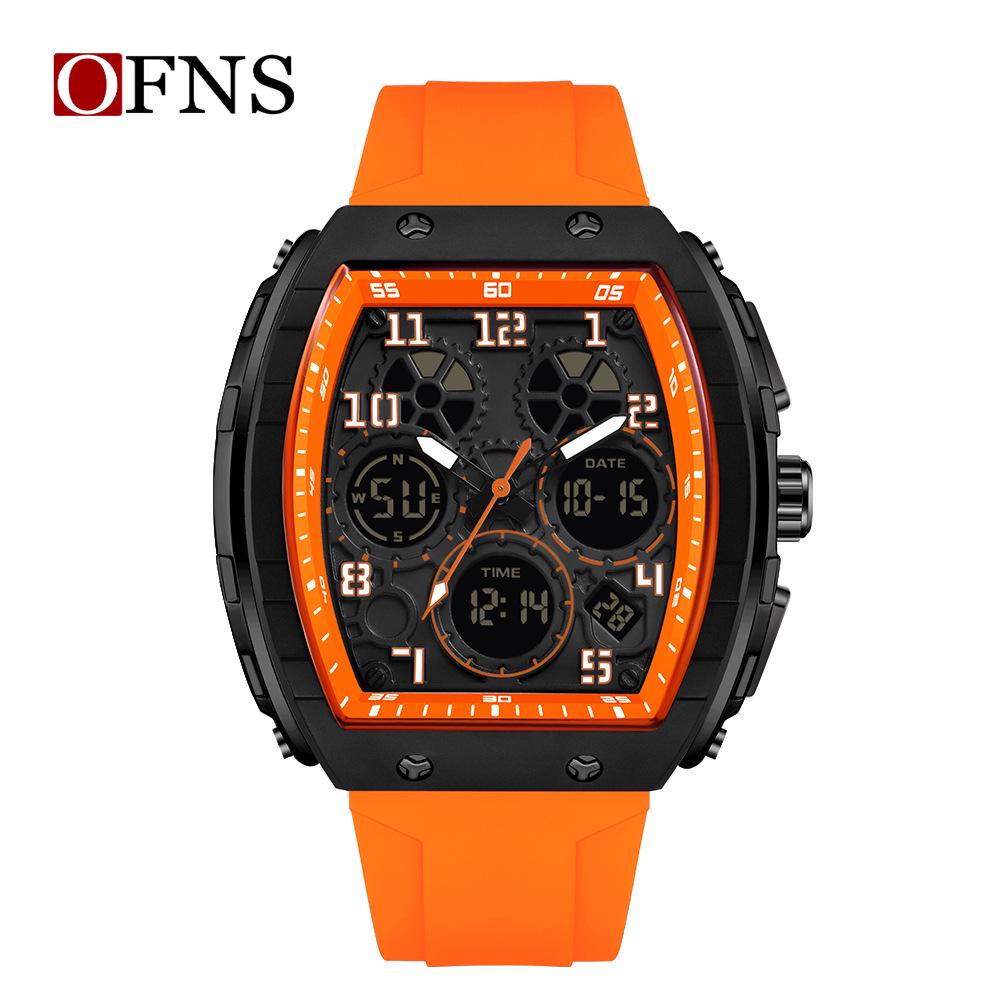 Oufanni Youth Waterproof Dual Display Sport Watch - Stylish & Multifunctional Electronic Timepiece