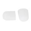 Pair Of Silicone Gel Reusable Washable Toe Caps Pain Reliever FIT FOR Adult Big White