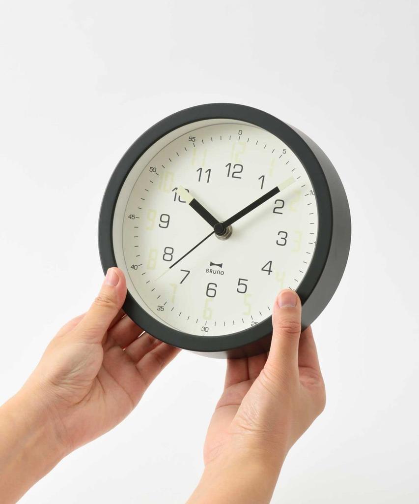 BRUNO Luminous 7-Segment Clock, Dark Gray, No Size, BCW045-DGY