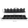 Fishing Rod Holder 6 Slots Wall Mounted Fishing Pole Storage Display Rack for Garage Home Shed