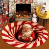 160cm Xmas Rug,Christmas Carpet Door Merry Christmas Mat Festival Santa Home Decorations Home 2025 Navidad Xmas Ornament