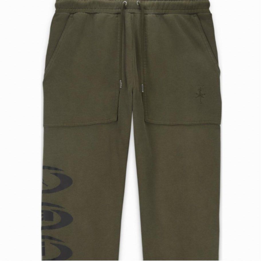 Jordan X TRAVIS SCOTT Travis Scott SS24 Casual Pants Men's Army Green DZ5508-325