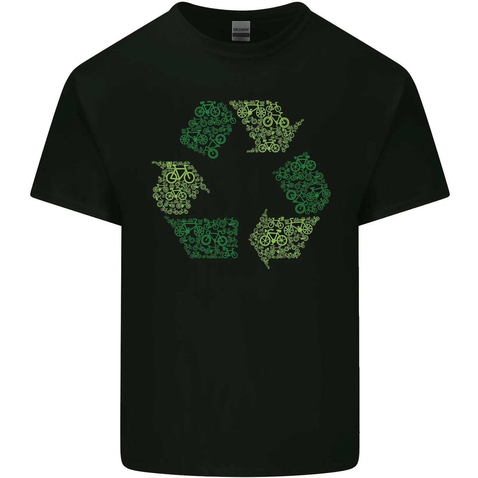 

Recycle Bike Fun Cyclist Funny Kids T-Shirt Childrens S