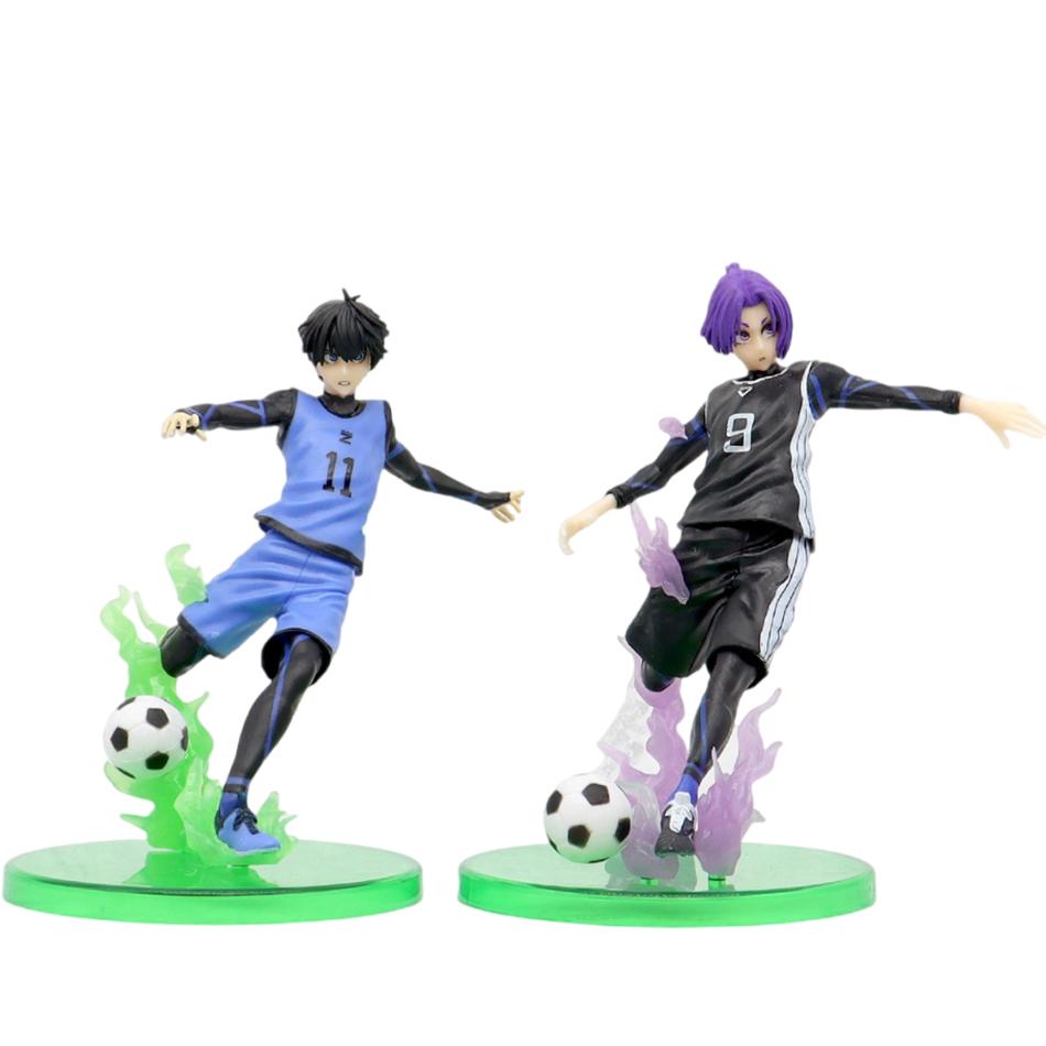 High Quality Anime BLUE LOCK Jie Shiyi Nagi Makoto Shirou Voetbal Yoichi Bachira Meguru Figures Actiefiguur Model Speelgoed Voor Kinderen Gif