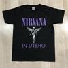 NIRVANA Angel Rock Band American Vintage T-shirt Autumn Fashion Sports Pure Cotton Men's T-Shirt Kid's Clothing Tee Y2k Woman