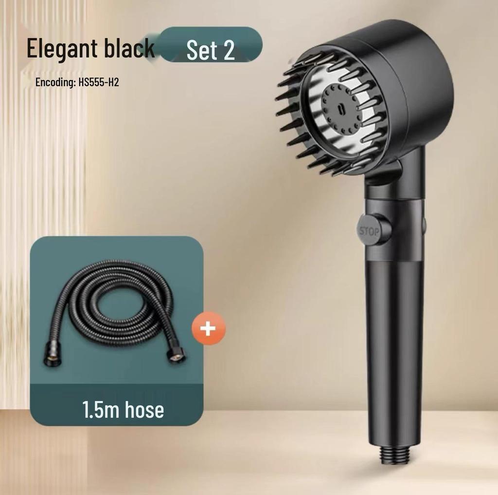 Powerful Shower Head Set with Filter and Spray Booster