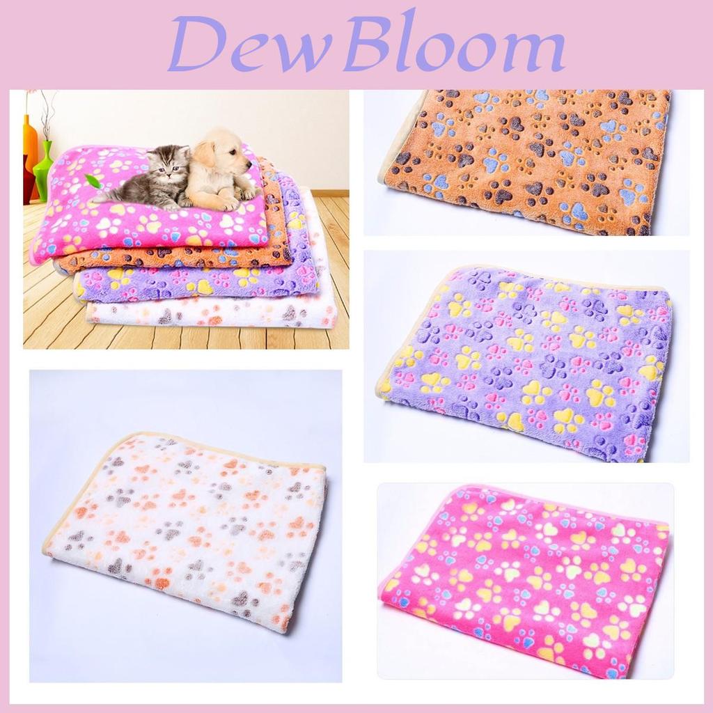 Coral Velvet Dog Kennel Pad Pet Blanket For Autumn And Winter Warm And Comfortable