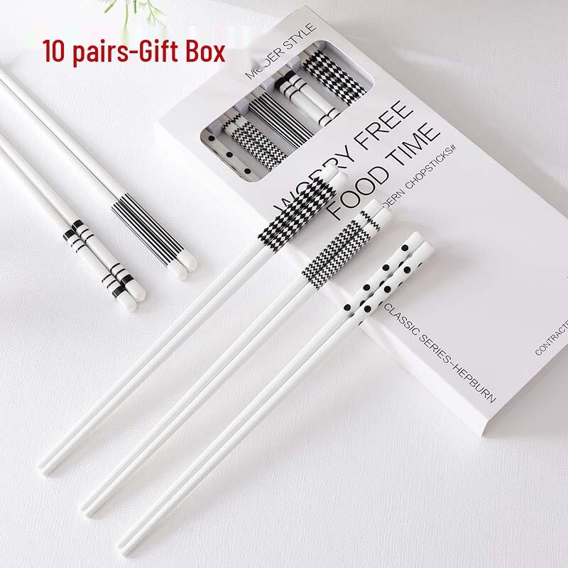 Ting Hao Ceramic Chopsticks 10-Pair Gift Set