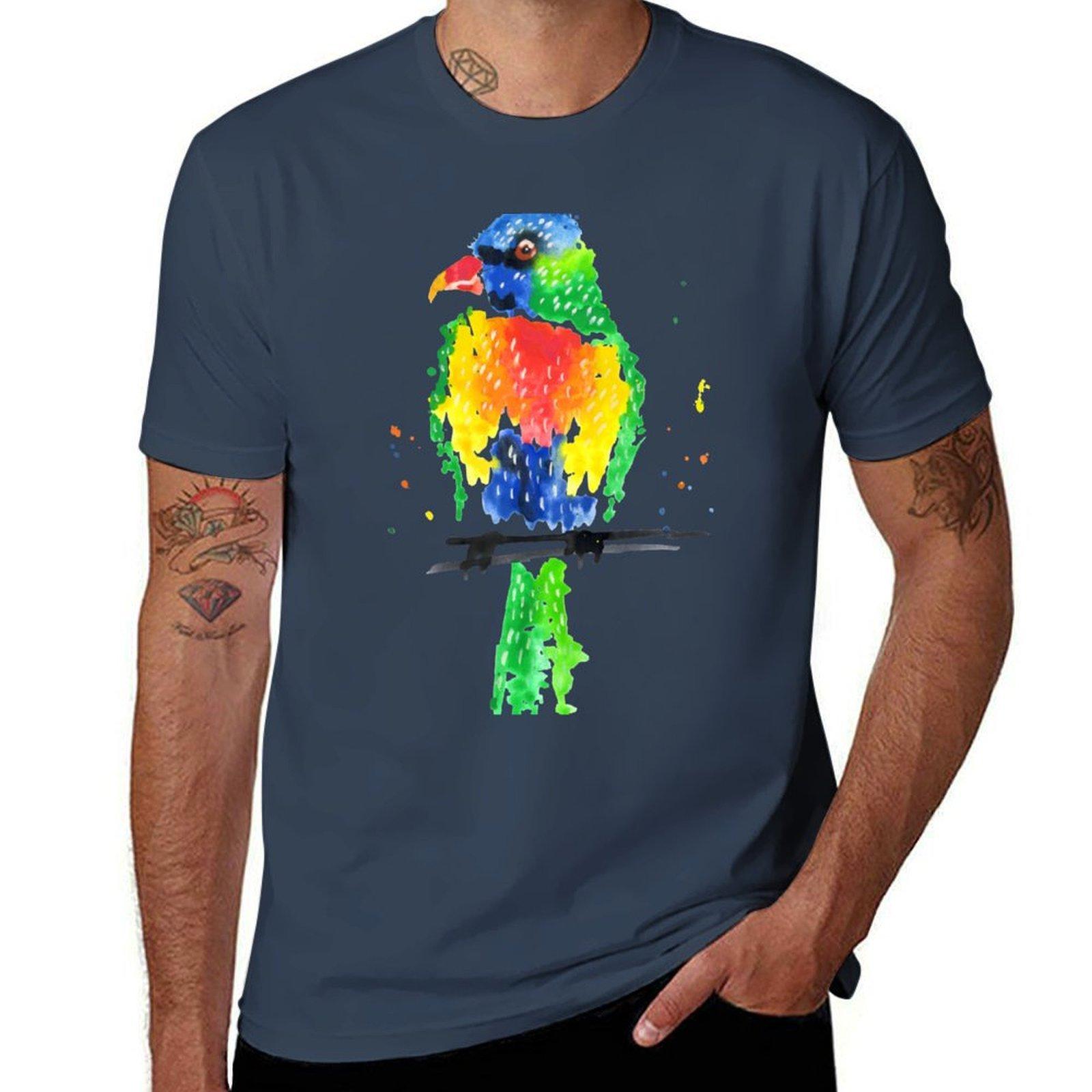 Rainbow Lorikeet Tshirt Festival Short Sleeve Tshirt S